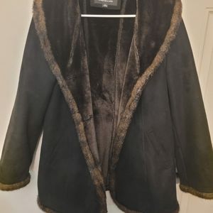 Jones New York Brown Women's Jacket/Coat